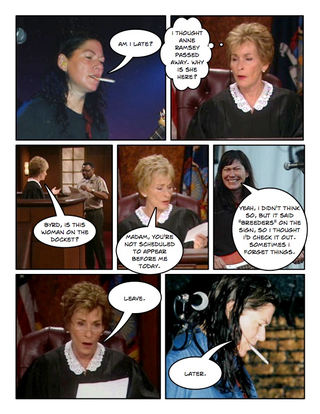 Illustration for article titled Comic Confrontations: Judge Judy Vs. Breeders